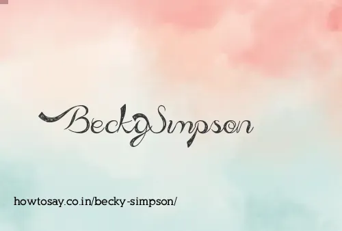 Becky Simpson