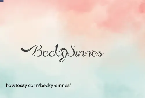 Becky Sinnes