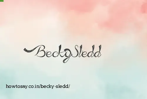 Becky Sledd