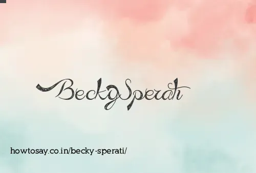 Becky Sperati