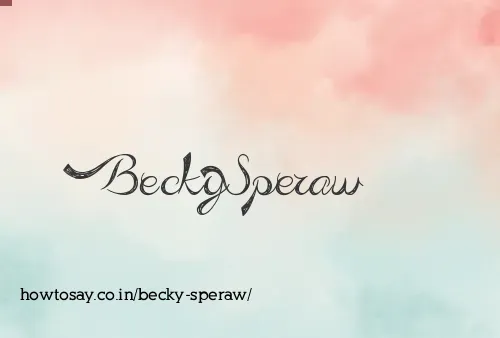 Becky Speraw