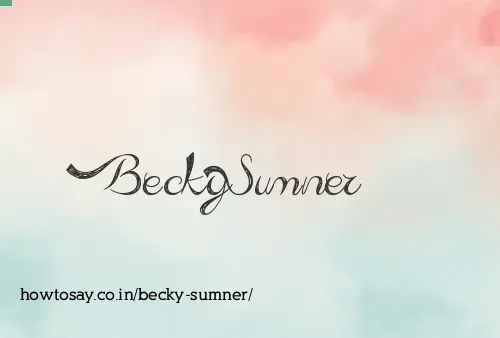Becky Sumner