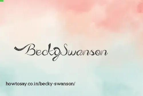 Becky Swanson