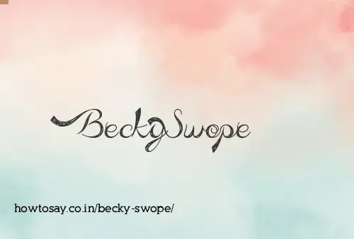 Becky Swope