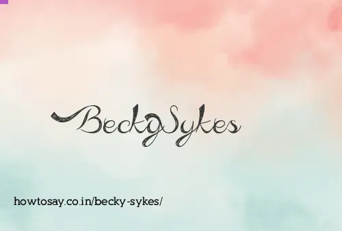 Becky Sykes