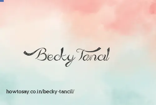 Becky Tancil