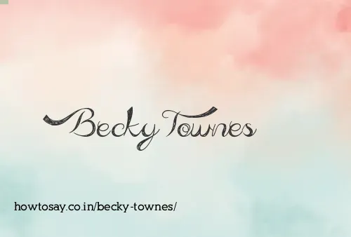 Becky Townes