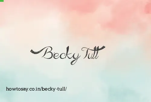 Becky Tull