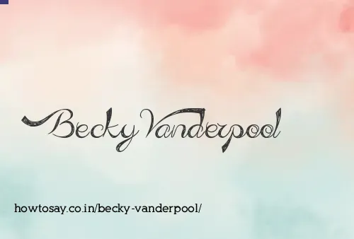 Becky Vanderpool