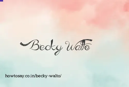 Becky Walto