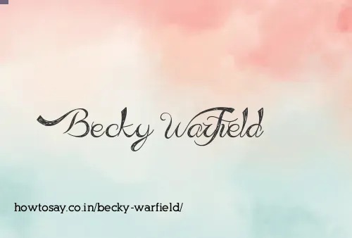 Becky Warfield