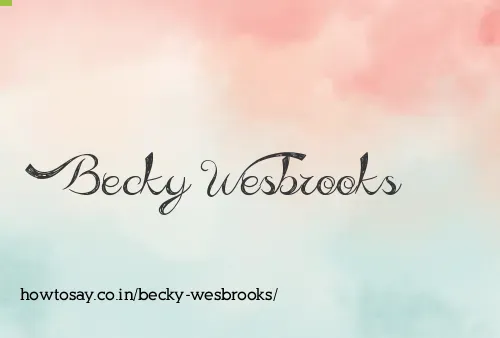 Becky Wesbrooks