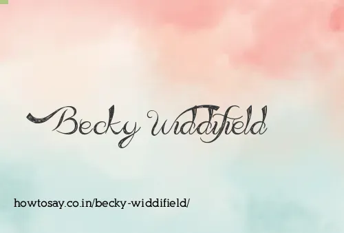 Becky Widdifield