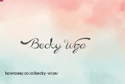 Becky Wiza