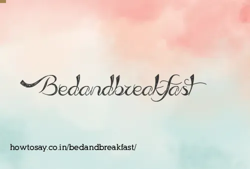 Bedandbreakfast