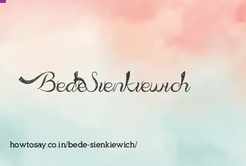 Bede Sienkiewich
