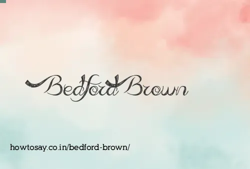 Bedford Brown