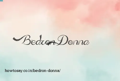 Bedron Donna