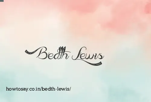 Bedth Lewis