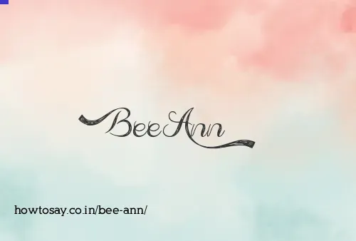 Bee Ann