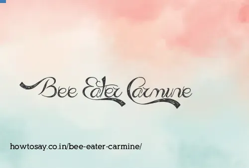 Bee Eater Carmine