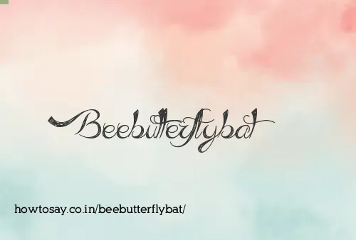 Beebutterflybat