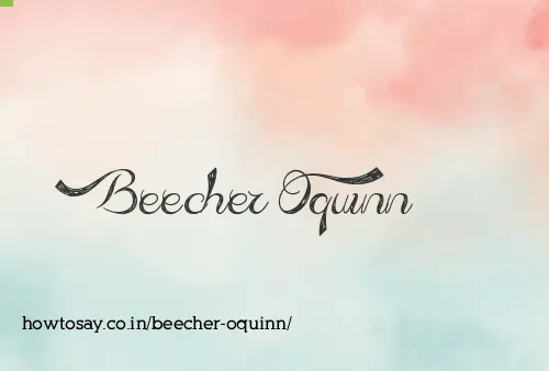 Beecher Oquinn