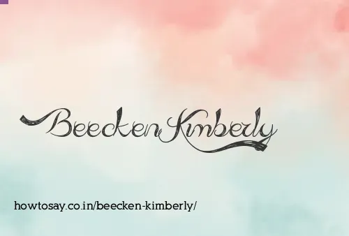 Beecken Kimberly
