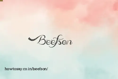 Beefson