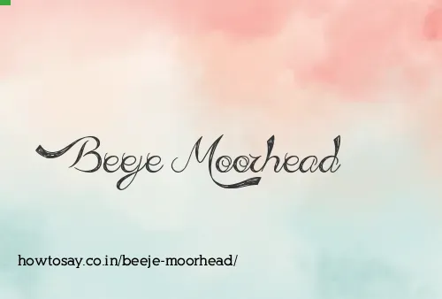 Beeje Moorhead