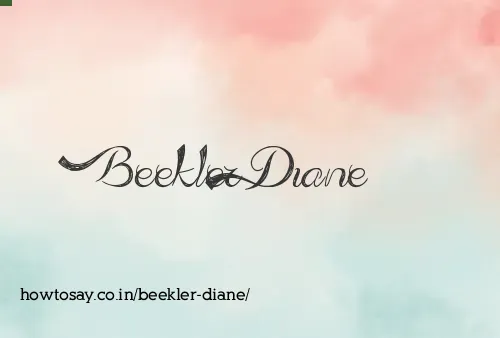 Beekler Diane