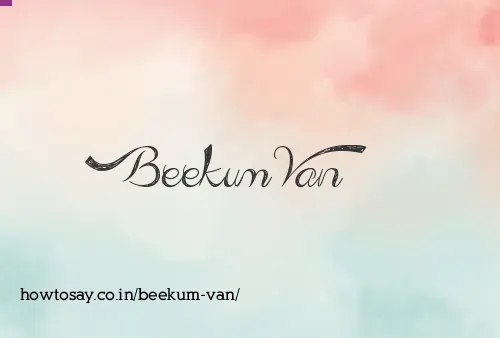 Beekum Van