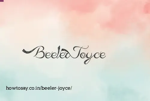 Beeler Joyce