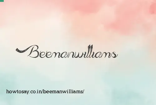 Beemanwilliams