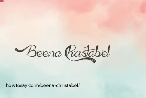Beena Christabel