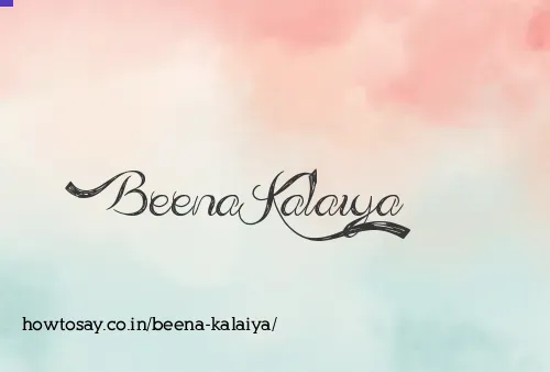 Beena Kalaiya