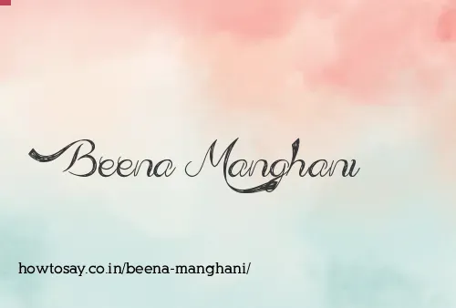 Beena Manghani