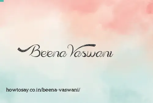 Beena Vaswani