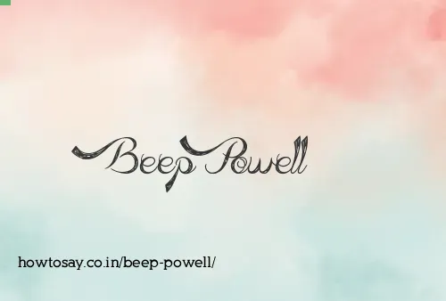 Beep Powell