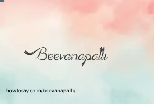 Beevanapalli
