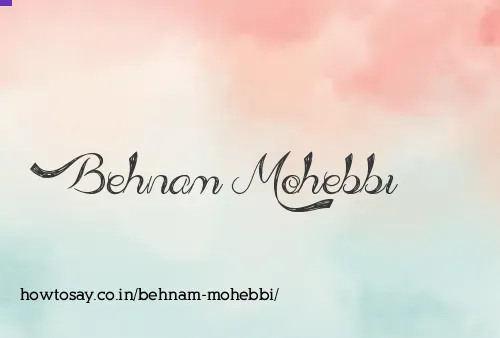 Behnam Mohebbi
