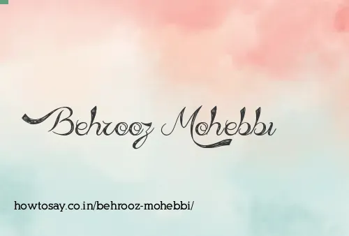Behrooz Mohebbi