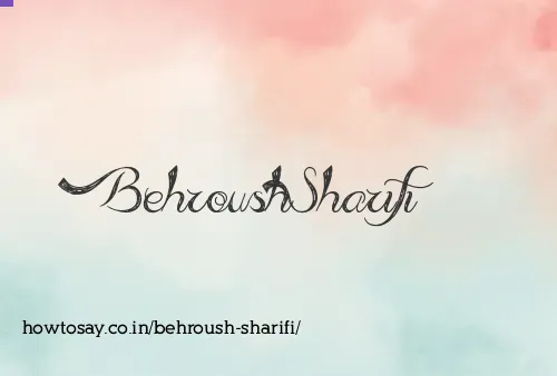 Behroush Sharifi