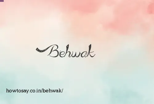 Behwak