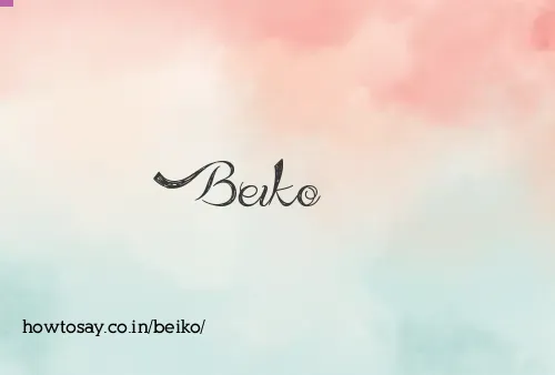 Beiko