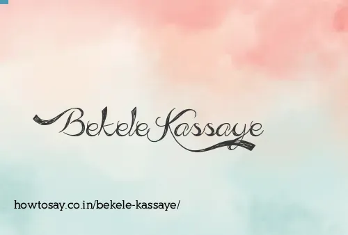 Bekele Kassaye