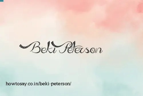 Beki Peterson