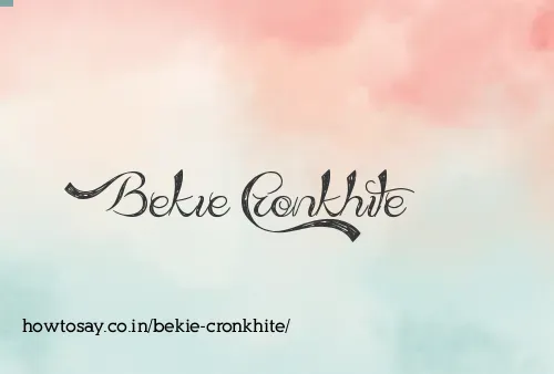Bekie Cronkhite