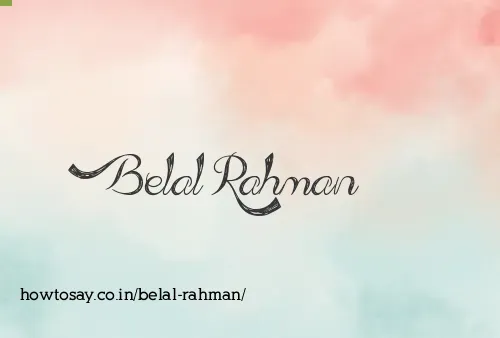 Belal Rahman