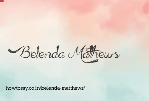 Belenda Matthews